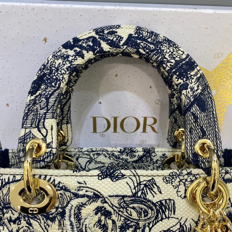 Dior D Lite Animal Navy Blue Ss2022