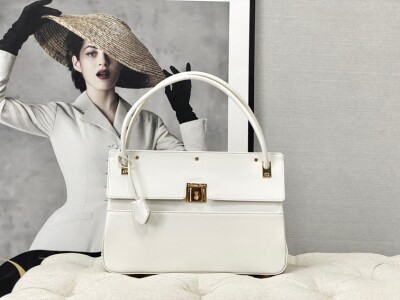 Dior Lady Handbag White Ss2022