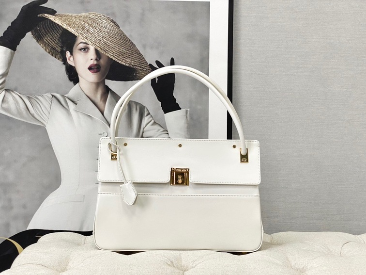 Dior Lady Handbag White Ss2022