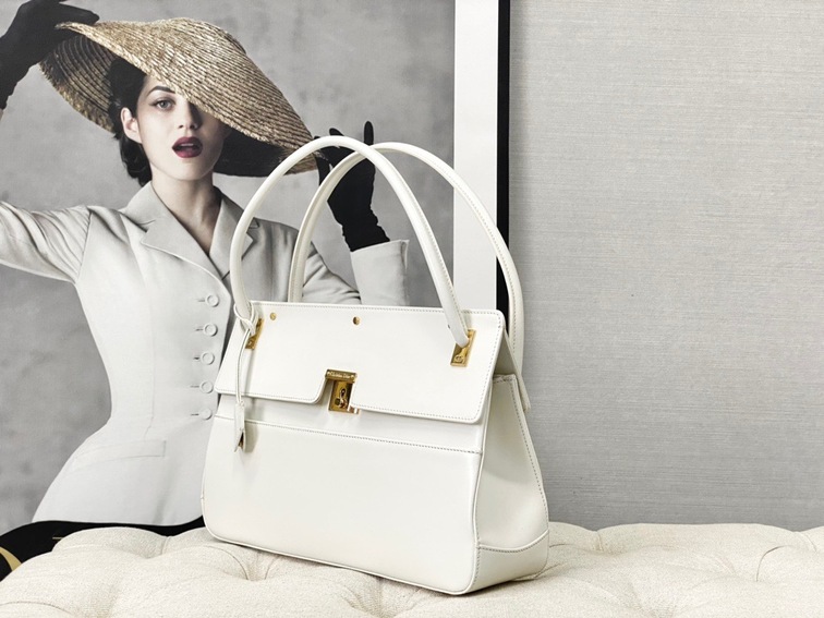 Dior Lady Handbag White Ss2022