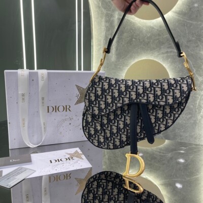 Dior Saddle Oblique Navy Blue Ss2022