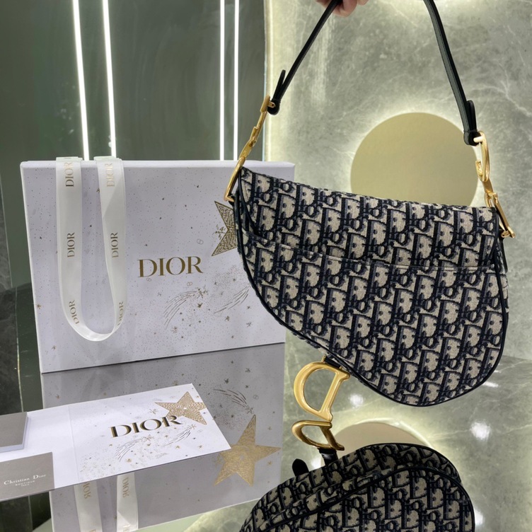 Dior Saddle Oblique Navy Blue Ss2022