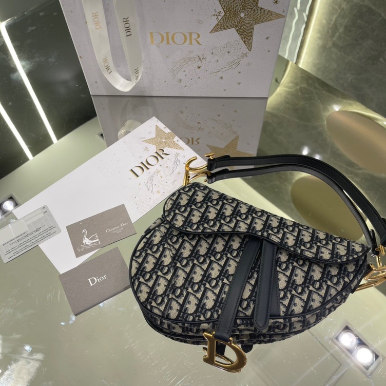 Dior Saddle Oblique Navy Blue Ss2022