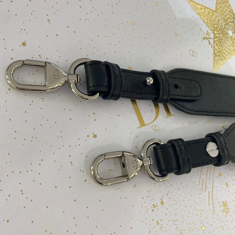 Dior Small Lady Black Sliver Chain Ss2022