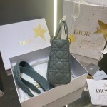 Dior Small Lady Blue Gray Ss2022