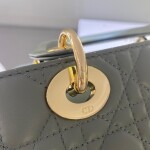 Dior Small Lady Blue Gray Ss2022