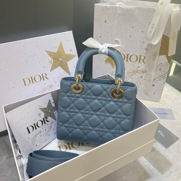 Dior Small Lady Blue Ss2022