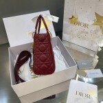 Dior Small Lady Red Ss2022