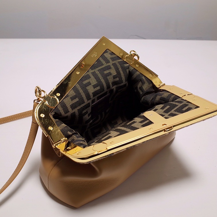 Fendi First Bag Brown Snakeskin Ss2022
