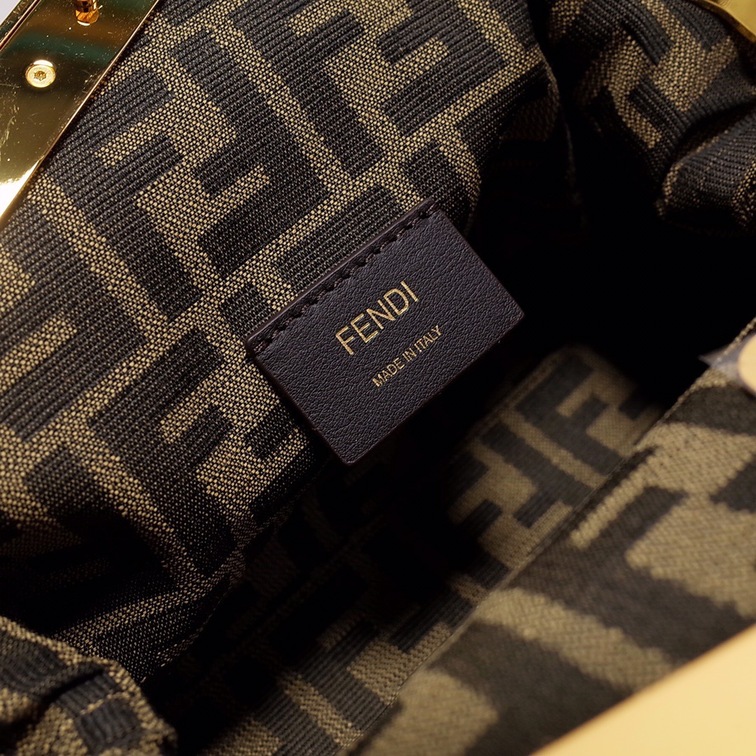 Fendi First Bag Brown Snakeskin Ss2022