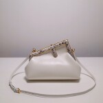 Fendi First Bag White Cros Himalaya Ss2022