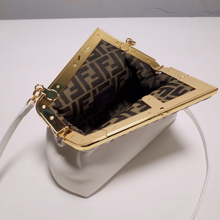 Fendi First Bag White Cros Himalaya Ss2022