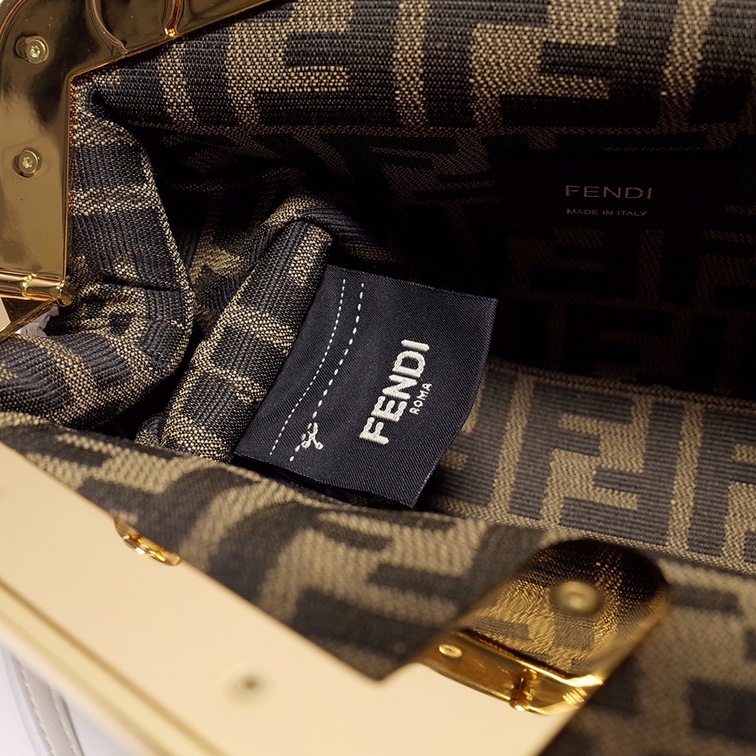 Fendi First Bag White Cros Himalaya Ss2022