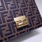 Fendi Handbag Logo 19 Brown Ss2022