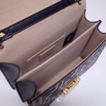 Fendi Handbag Logo 19 Brown Ss2022
