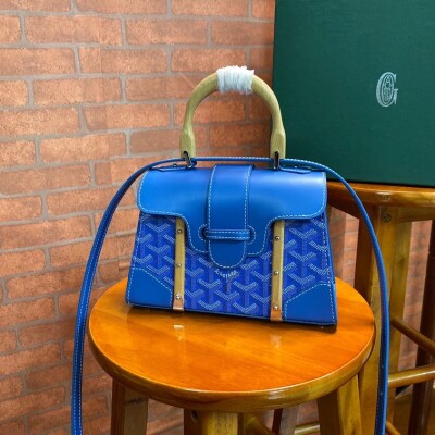 Goyard Saigon Mini Bag Blue Ss2022