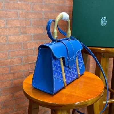 Goyard Saigon Mini Bag Blue Ss2022