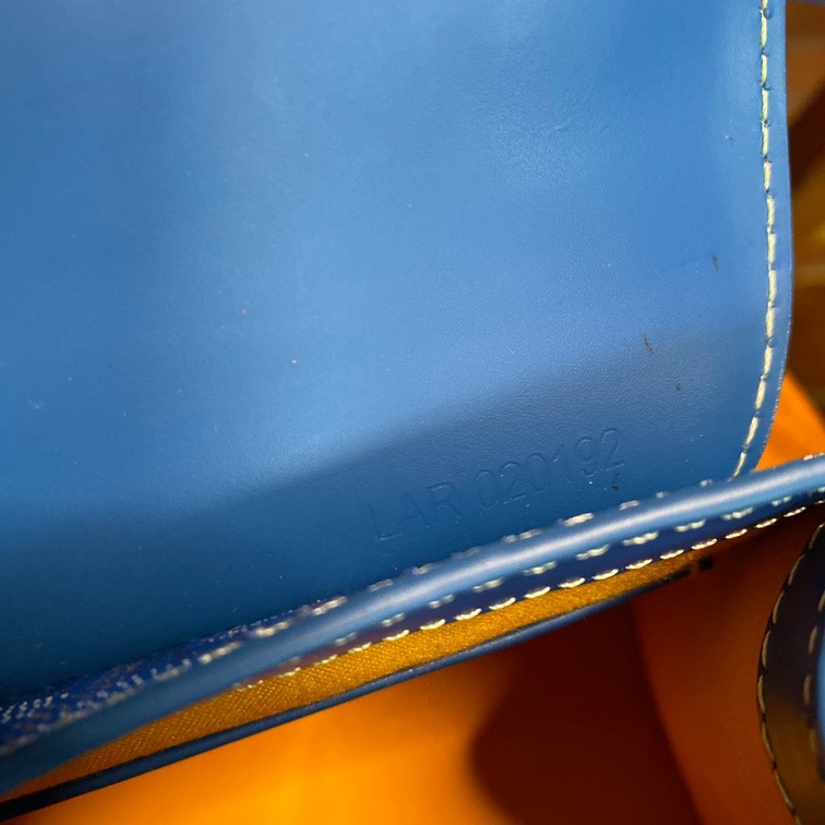 Goyard Saigon Mini Bag Blue Ss2022