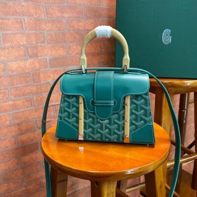Goyard Saigon Mini Bag Dark Green Ss2022