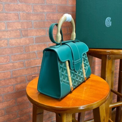 Goyard Saigon Mini Bag Dark Green Ss2022