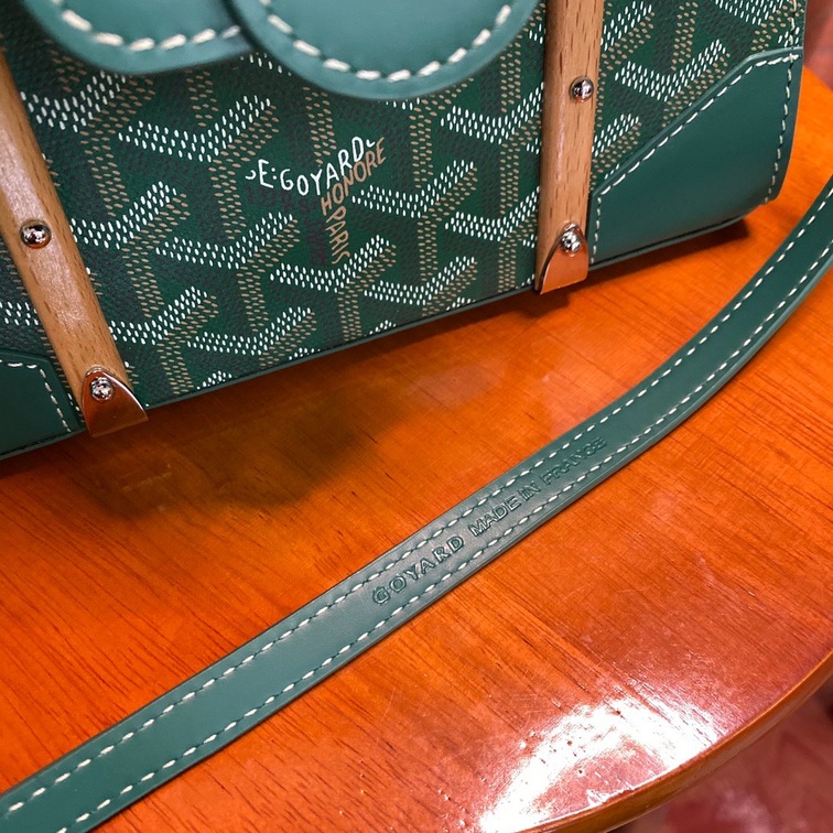 Goyard Saigon Mini Bag Dark Green Ss2022