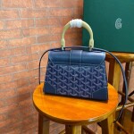 Goyard Saigon Mini Bag Navy Blue Ss2022