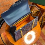Goyard Saigon Mini Bag Navy Blue Ss2022