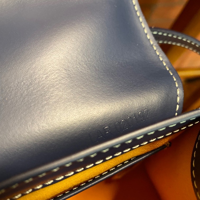 Goyard Saigon Mini Bag Navy Blue Ss2022
