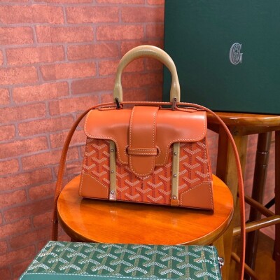 Goyard Saigon Mini Bag Orange Ss2022