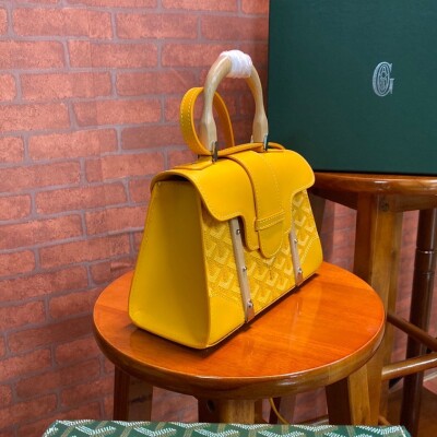 Goyard Saigon Mini Bag Yellow Ss2022
