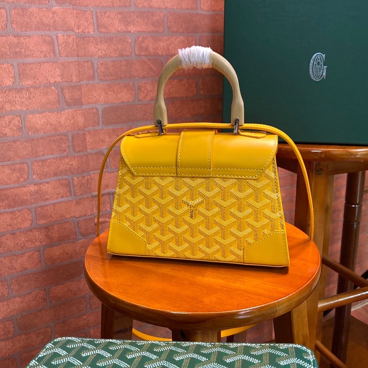 Goyard Saigon Mini Bag Yellow Ss2022