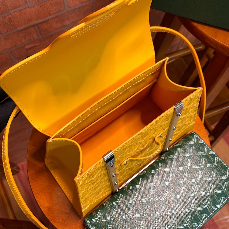 Goyard Saigon Mini Bag Yellow Ss2022