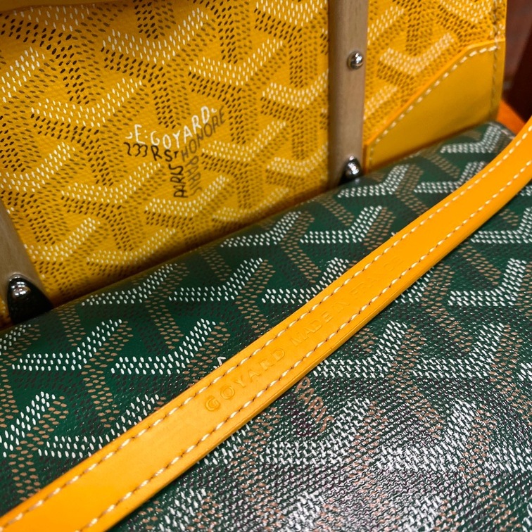 Goyard Saigon Mini Bag Yellow Ss2022