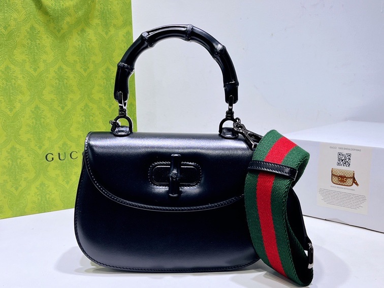 Gucci Bamboo Handbag Black Ss2022