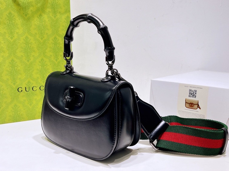Gucci Bamboo Handbag Black Ss2022