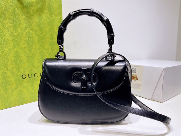 Gucci Bamboo Handbag Black Ss2022