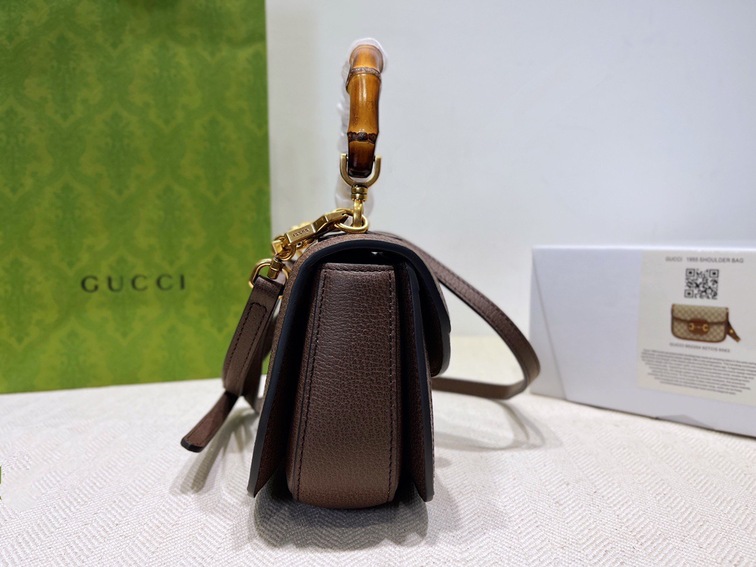 Gucci Bamboo Handbag Dark Brown Ss2022