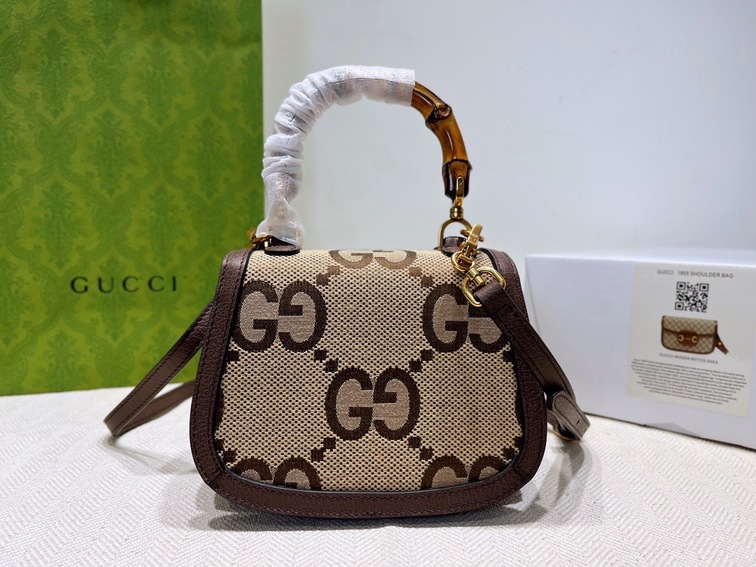 Gucci Bamboo Handbag Dark Brown Ss2022