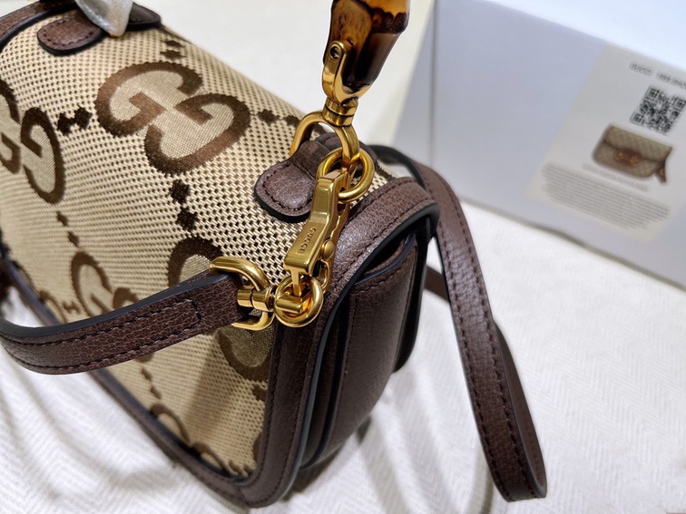 Gucci Bamboo Handbag Dark Brown Ss2022