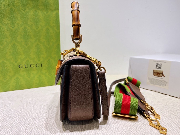 Gucci Bamboo Handbag Lightly Brown Ss2022