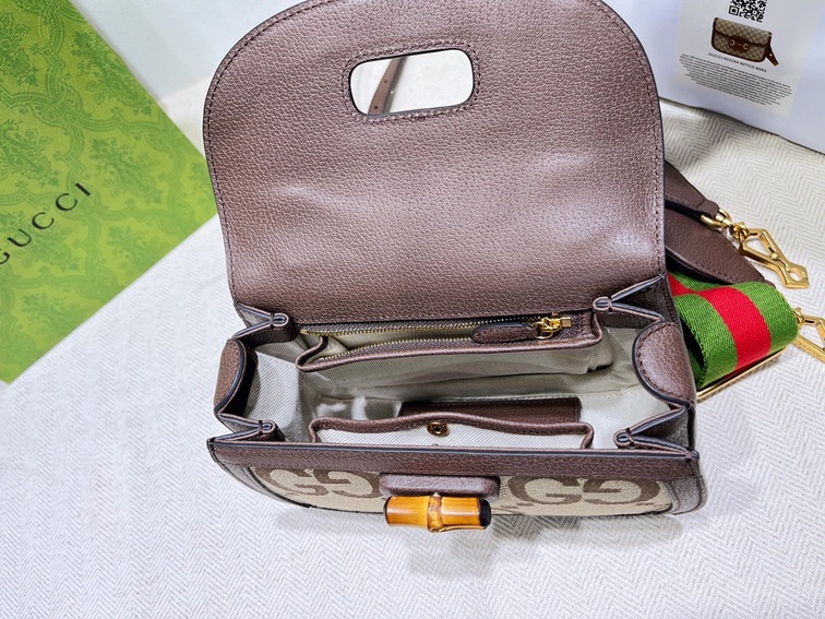 Gucci Bamboo Handbag Lightly Brown Ss2022