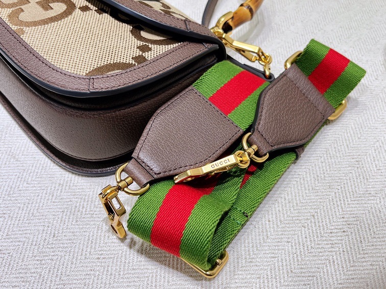 Gucci Bamboo Handbag Lightly Brown Ss2022
