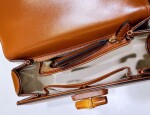Gucci Bamboo Handbag Orange Brown Ss2022