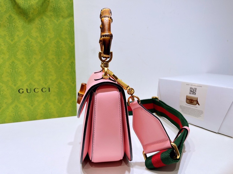Gucci Bamboo Handbag Pink Ss2022