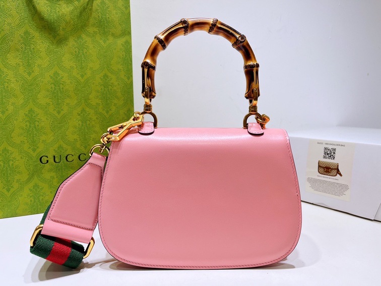Gucci Bamboo Handbag Pink Ss2022