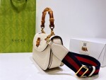Gucci Bamboo Handbag White Ss2022