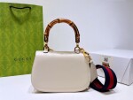 Gucci Bamboo Handbag White Ss2022