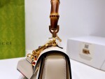 Gucci Bamboo Handbag White Ss2022