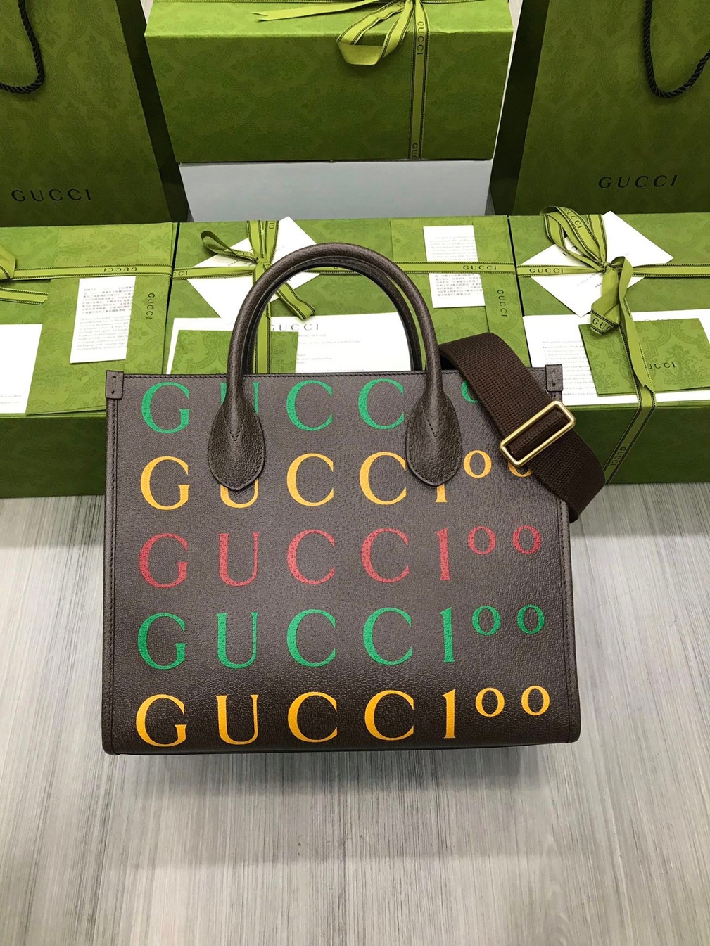 Gucci Tote Bag Gucci 100 Ss2022