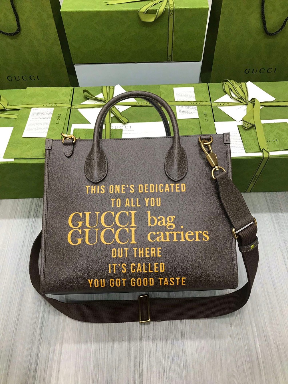 Gucci Tote Bag Gucci 100 Ss2022